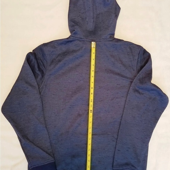 Under Armour Fleece Armour 1/2 Zip Hoodie sz XL 1329808 408 academy blue - Picture 4 of 4